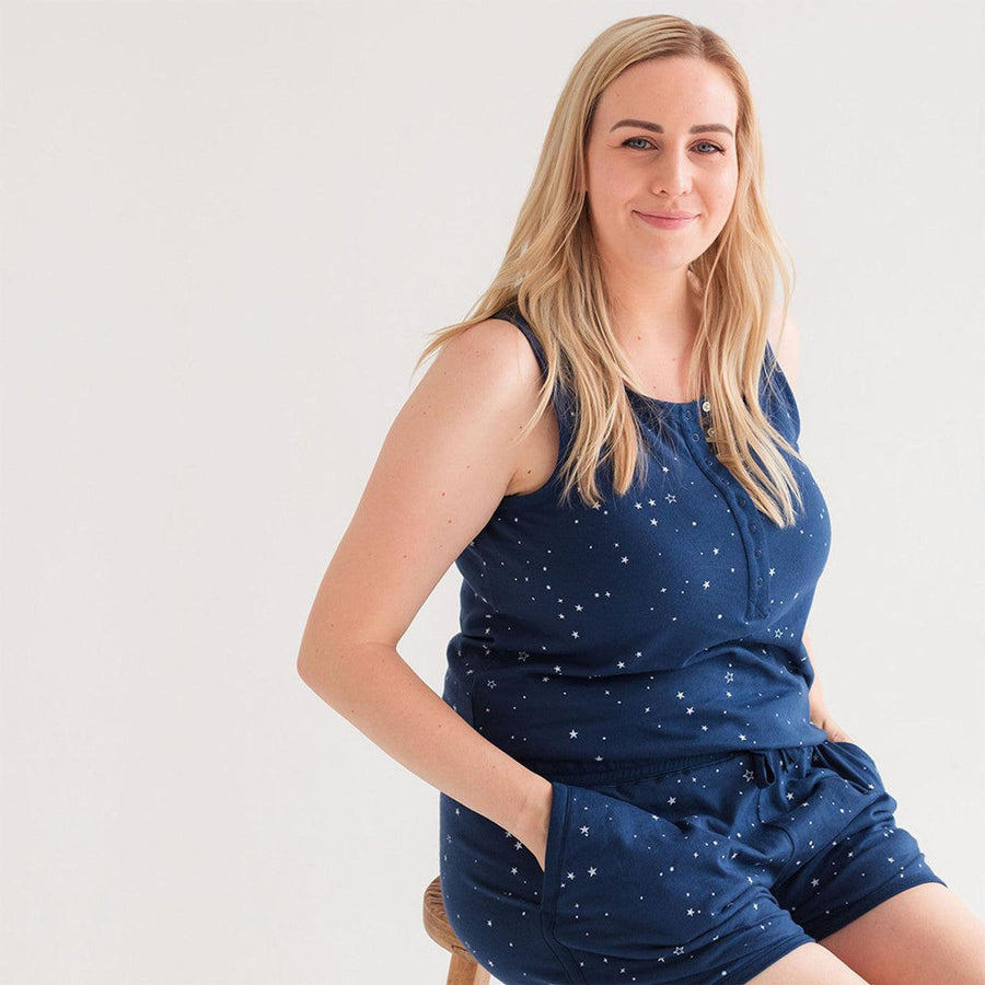 Womens Pyjama Tank | Tekapo Stars