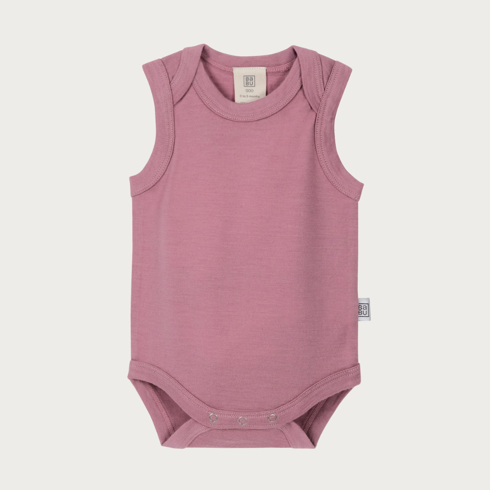 Merino Singlet Bodysuit | Blossom