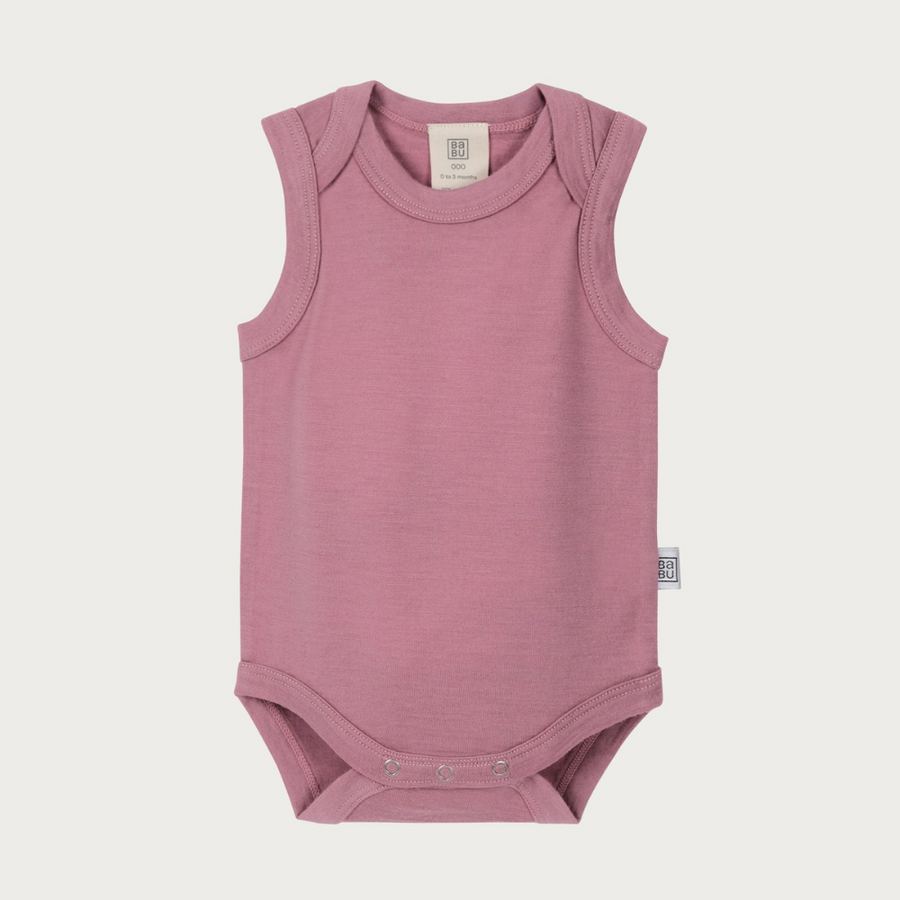 Merino Singlet Bodysuit | Blossom