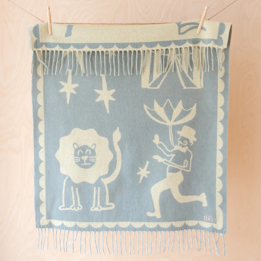 Lambswool Baby Blanket | Circus Jacquard