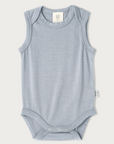 Merino Singlet Bodysuit | Periwinkle