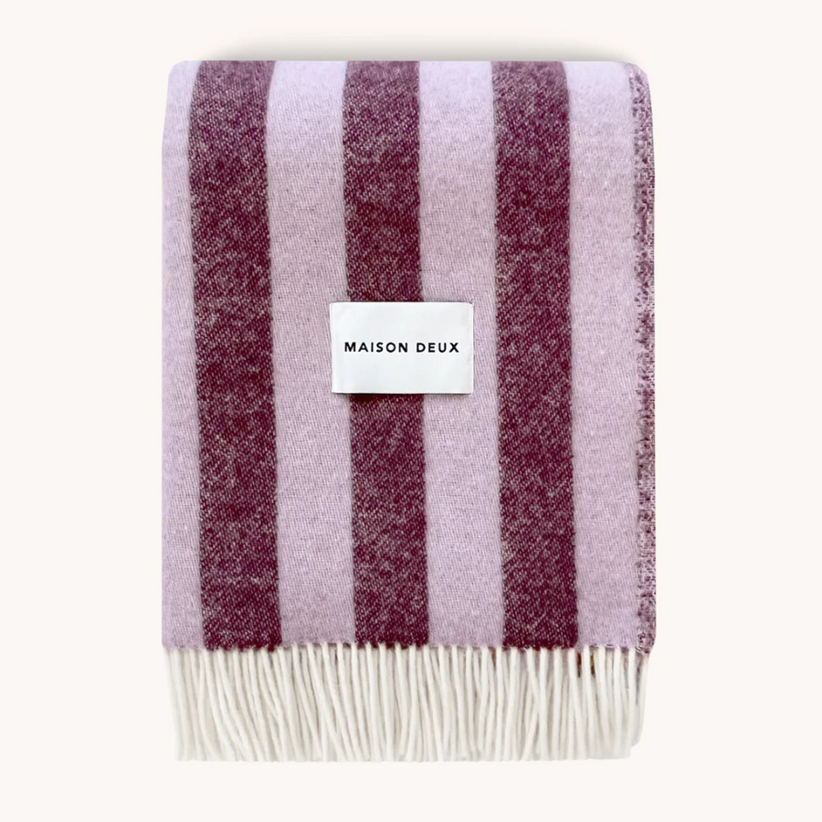 Candy Wrap Blanket | Lilac Aubergine