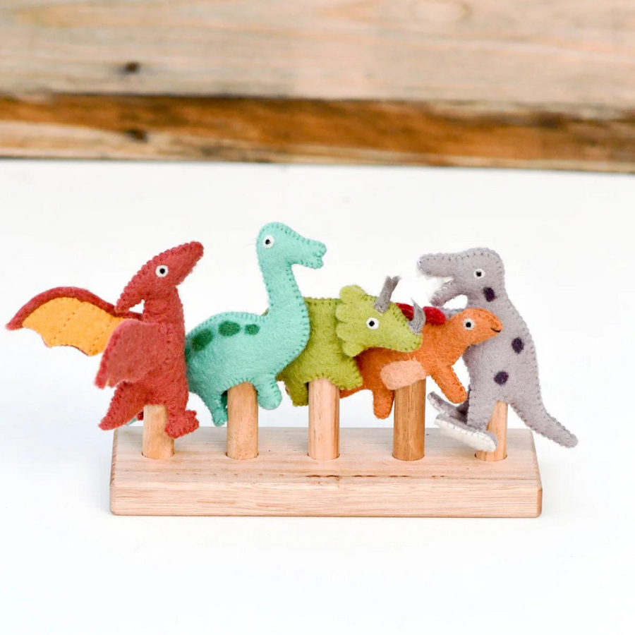 Finger Puppet Set | Dinosaurs