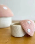 Mini Toadstool Trinket Box | Blush