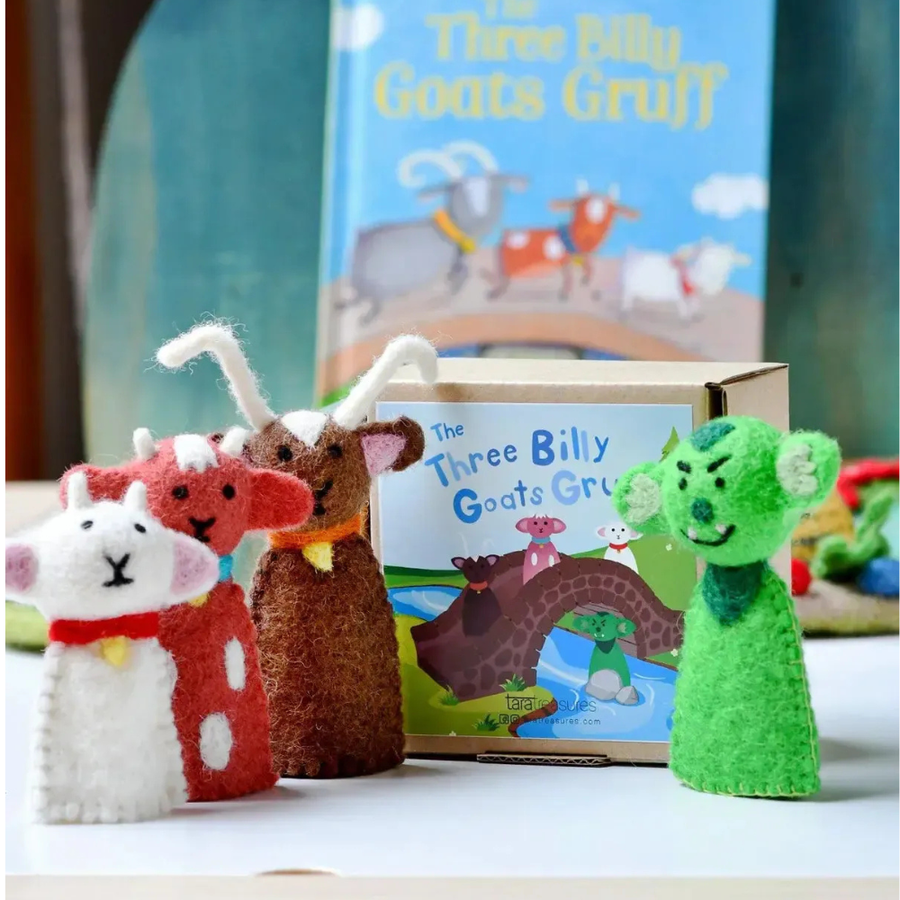 Finger Puppet Set | Three Billy Goats Gruff