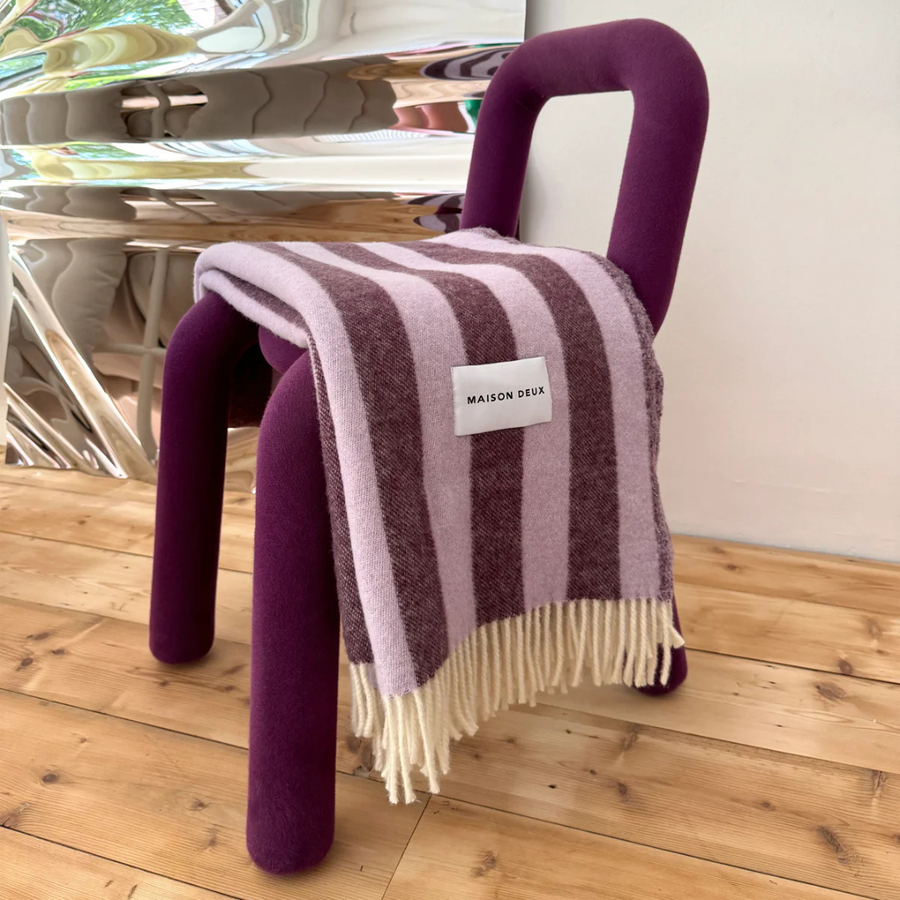 Candy Wrap Blanket | Lilac Aubergine