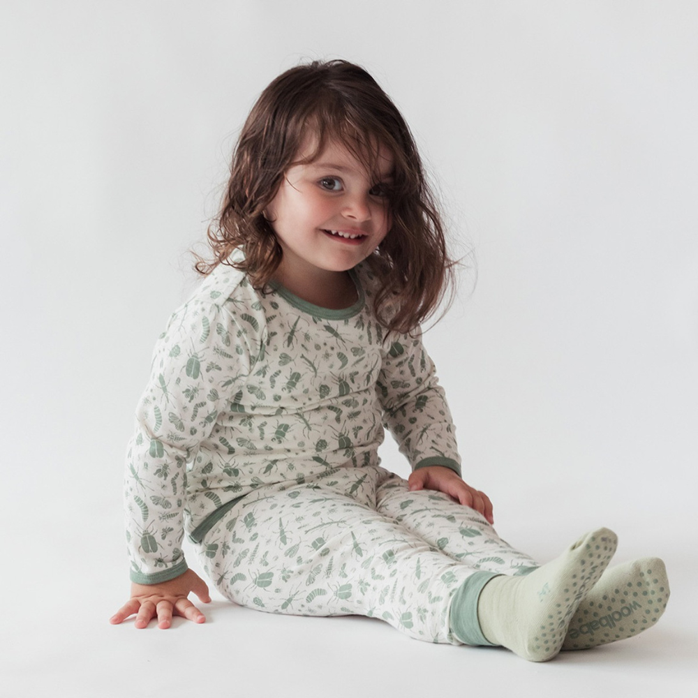 Grip Dot Sleepy Socks | Meadow - Merino & Me