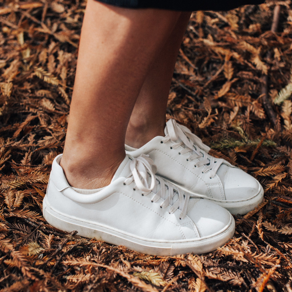 Womens Sneaker Sock Twin Pack | White - Merino & Me