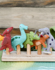 Finger Puppet Set | Dinosaurs - Merino & Me