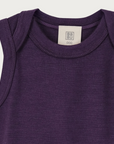 Merino Singlet Bodysuit | Plum