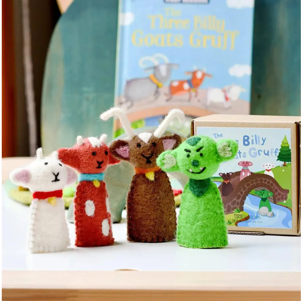Finger Puppet Set | Three Billy Goats Gruff