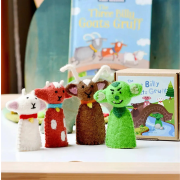 Finger Puppet Set | Three Billy Goats Gruff
