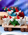 Felt Christmas Sheep Ornament