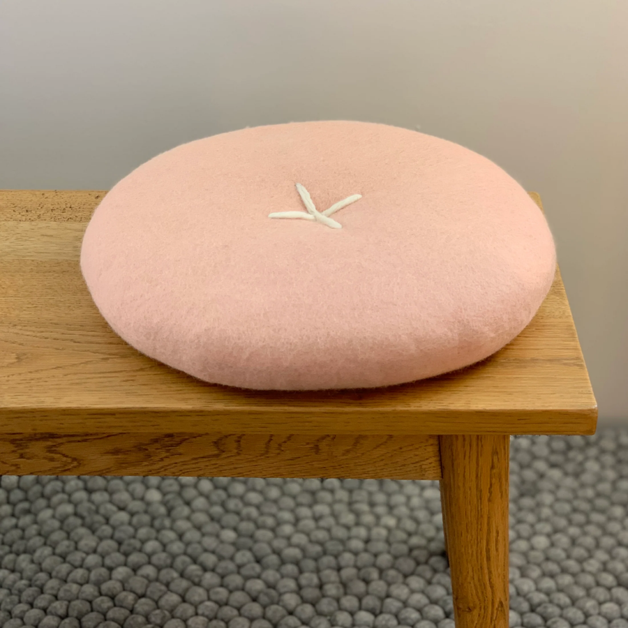Button Cushion | Blush