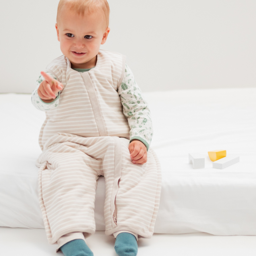 Duvet Sleep Suit | Dune Stripe