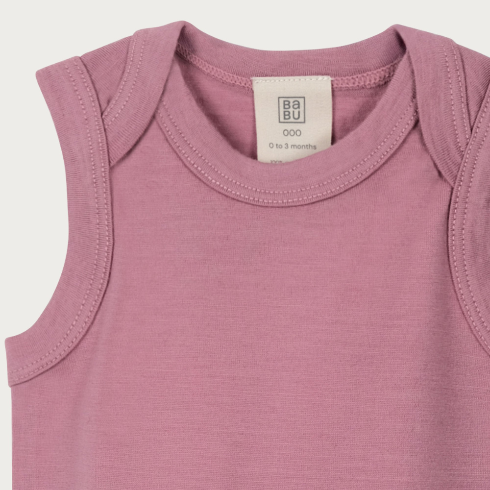 Merino Singlet Bodysuit | Blossom