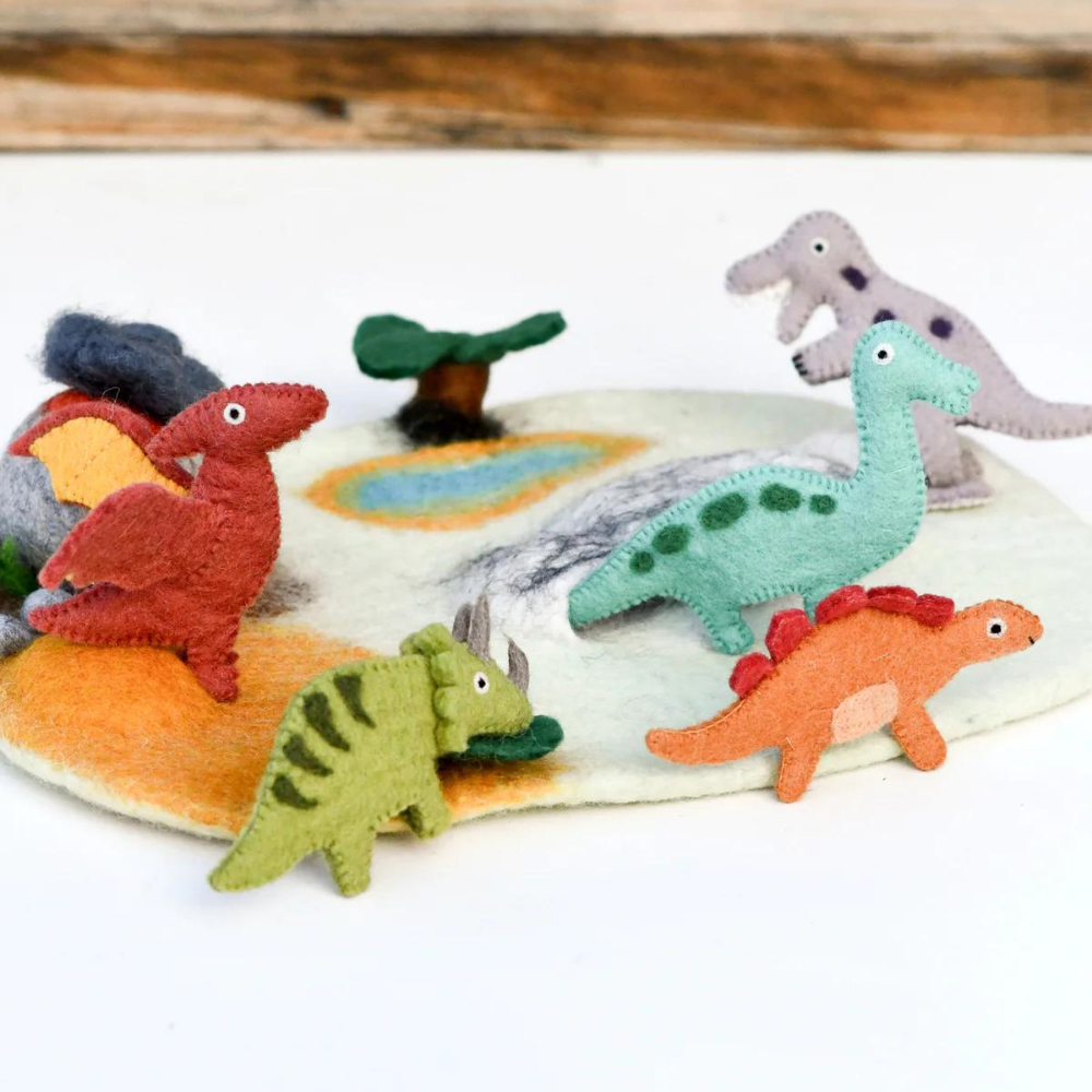 Finger Puppet Set | Dinosaurs - Stina's Style