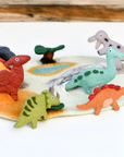 Finger Puppet Set | Dinosaurs - Merino & Me