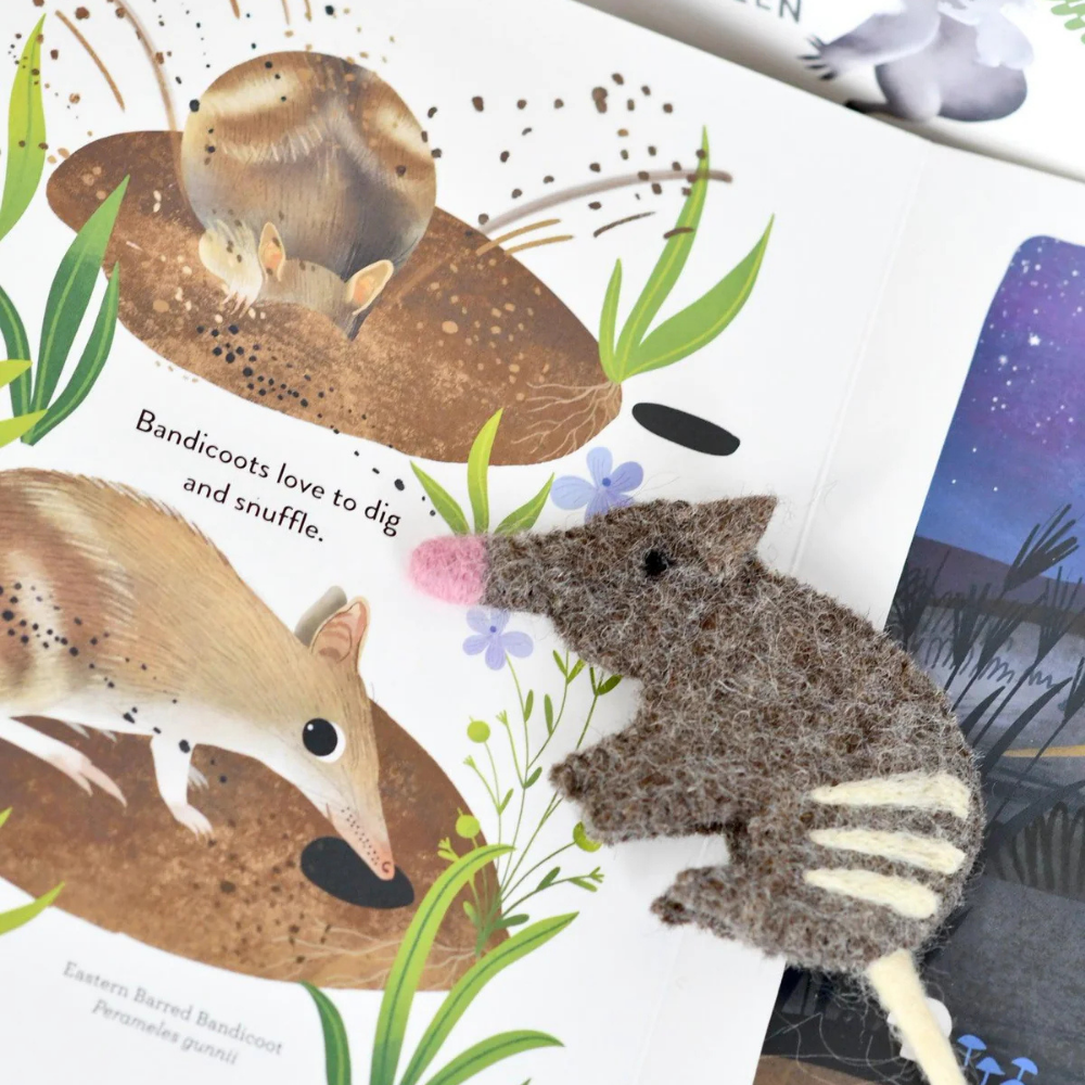 Book and Finger Puppet Set | Jumping Joeys by Sarah Allen