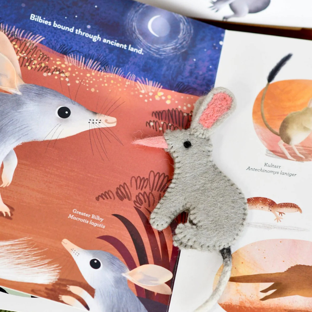 Book and Finger Puppet Set | Jumping Joeys by Sarah Allen