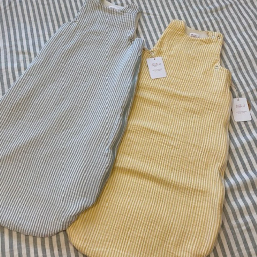 Winter Merino Sleeping Bag | Honey Stripe - Merino & Me