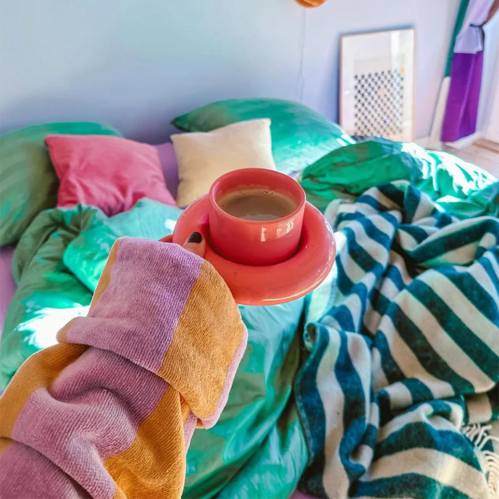 Candy Wrap Blanket | Green Sage - Merino & Me