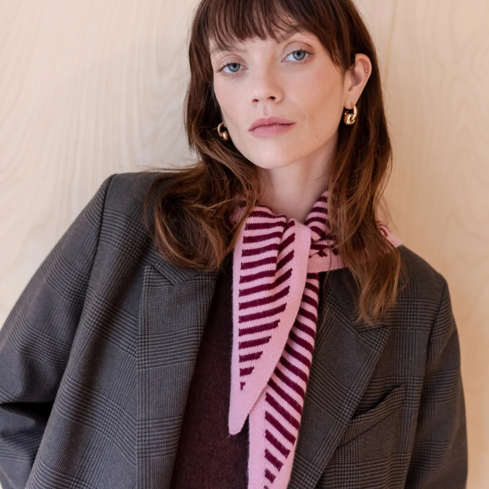Swatch Triangle SWATCH-Merino Triangle Scarves – Merino & Me