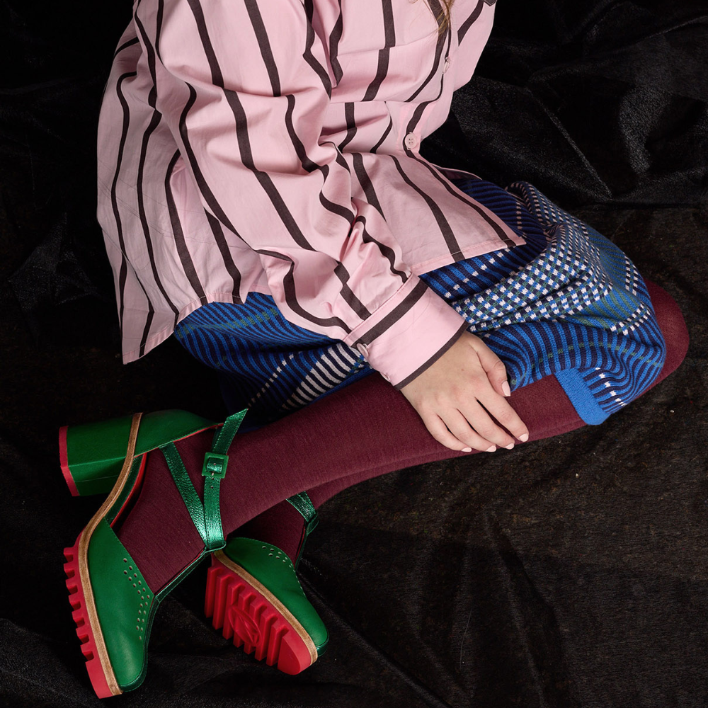 Ladies Merino Tights | Luxe Wine