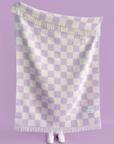 Candy Wrap Blanket | Lilac White