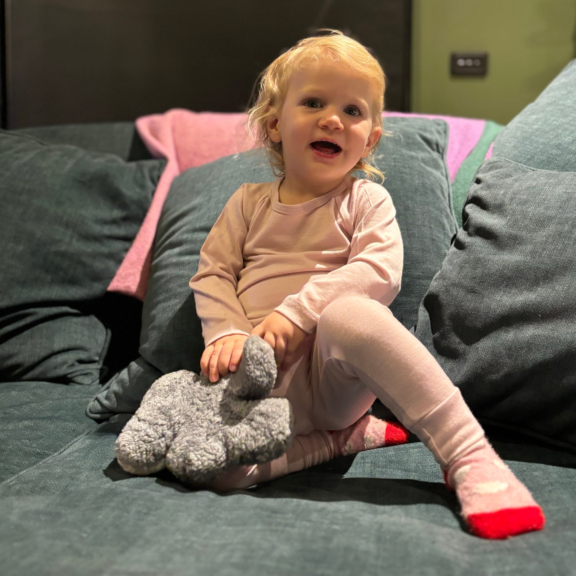 Organic Merino Pyjama Set | Pale Pink - Merino & Me