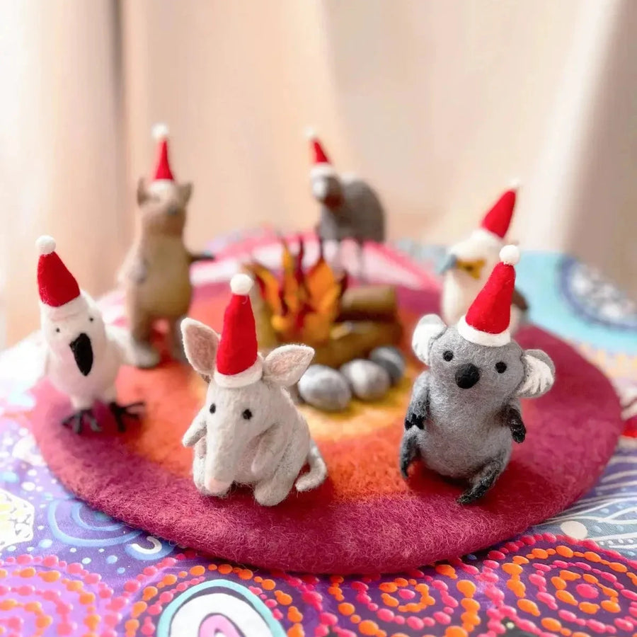 Felt Christmas Koala Ornament