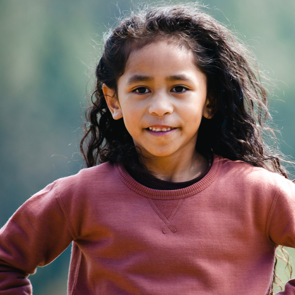 Merino Fleece Sweatshirt | Copper - Merino & Me