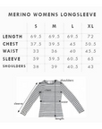 Merino Womens Long Sleeve Tee | Rose