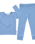 Organic Merino Pyjama Set | Pale Blue - Merino & Me