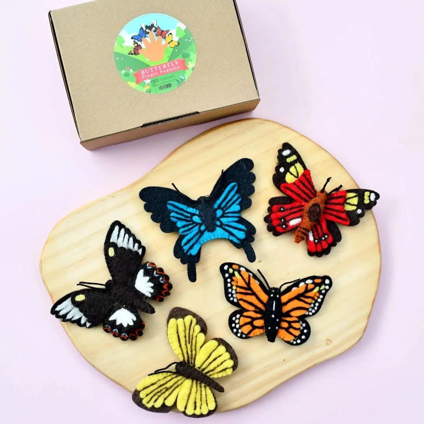 Finger Puppet Set | Butterflies - Stina's Style