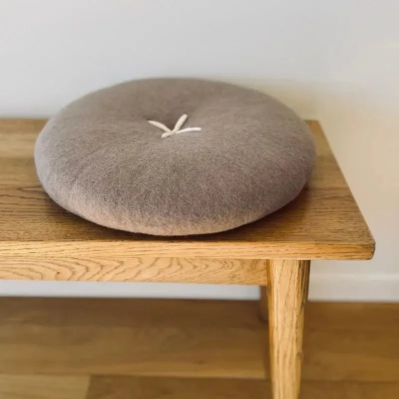 Button Cushion | Fawn