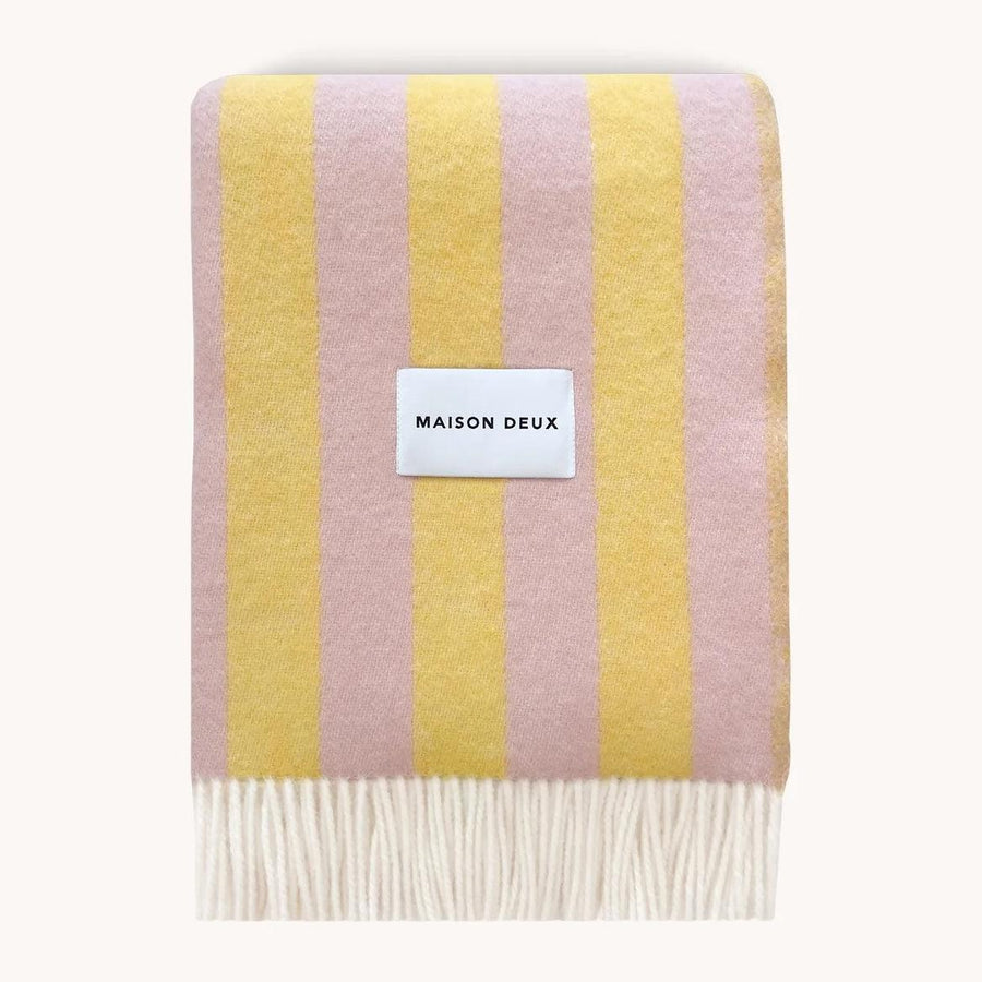 Candy Wrap Blanket | Yellow Pink