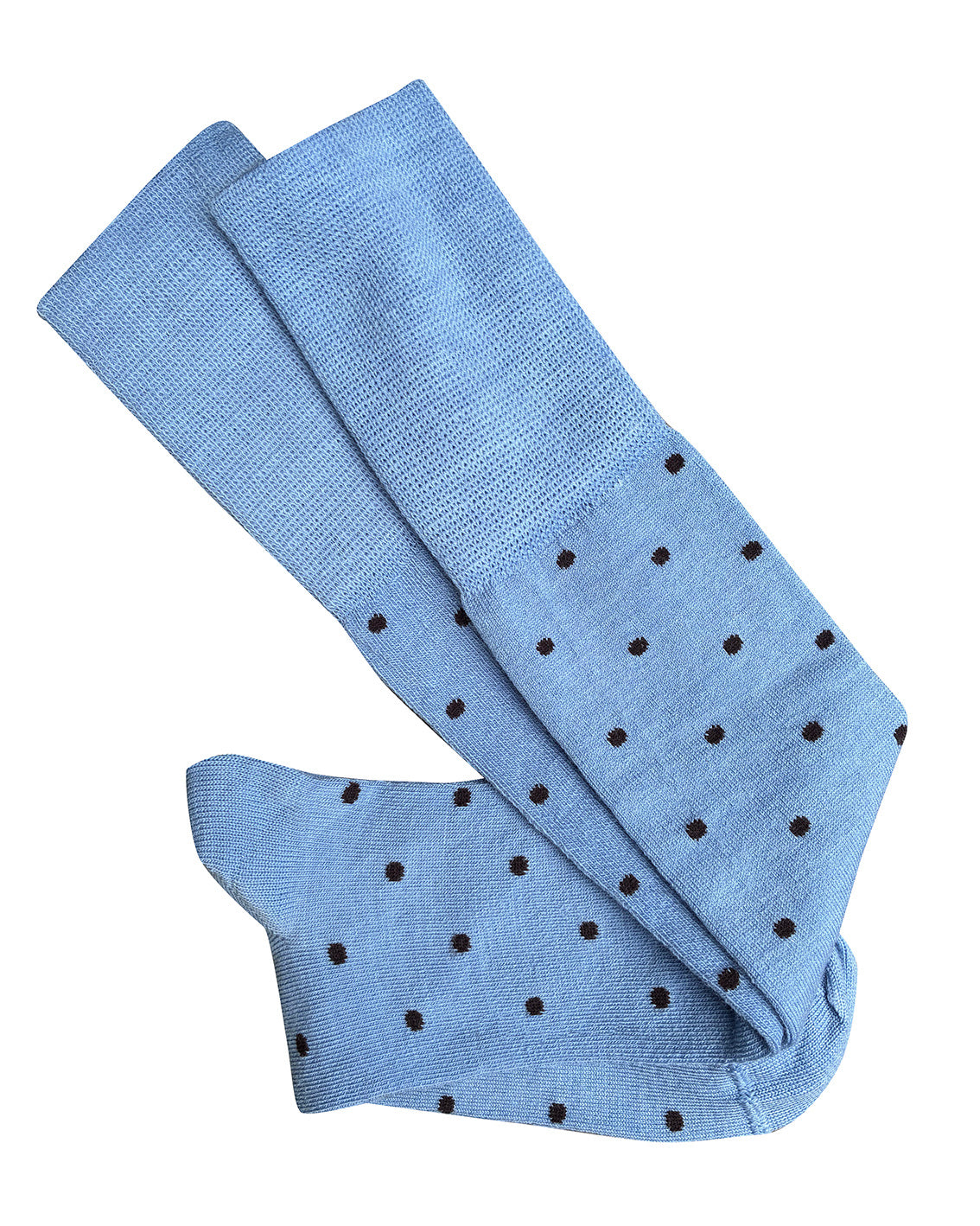 Knee Length Ladies Merino Wool Socks | Sky Dotty