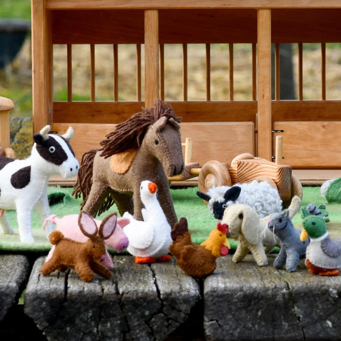 Felt Farm Animals Toy Set - Stina's Style