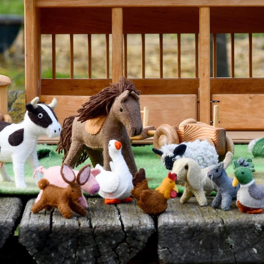 Felt Farm Animals Toy Set