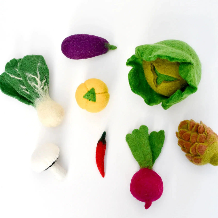 Felt Food Groups Play Food | Vegetables