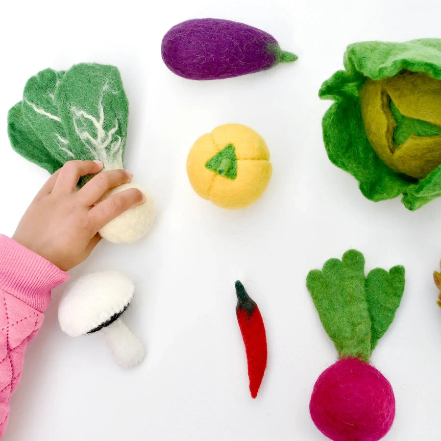 Felt Food Groups Play Food | Vegetables