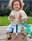 Grow Your Own Garden | Felt Planter Box with Sprouts and Vegetables