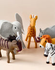 Felt Safari Animals Toy Set