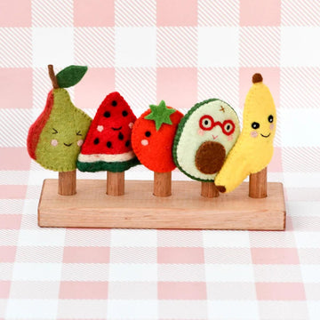 Finger Puppet Set | Fruits