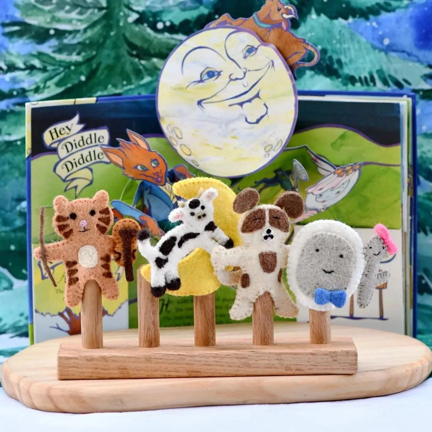 Finger Puppet Set | Hey Diddle Diddle - Stina's Style