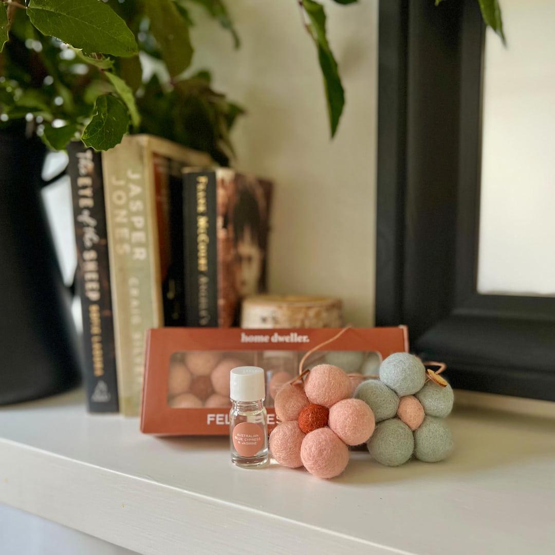 Felt Fresheners | Blue Cypress & Jasmine - Merino & Me