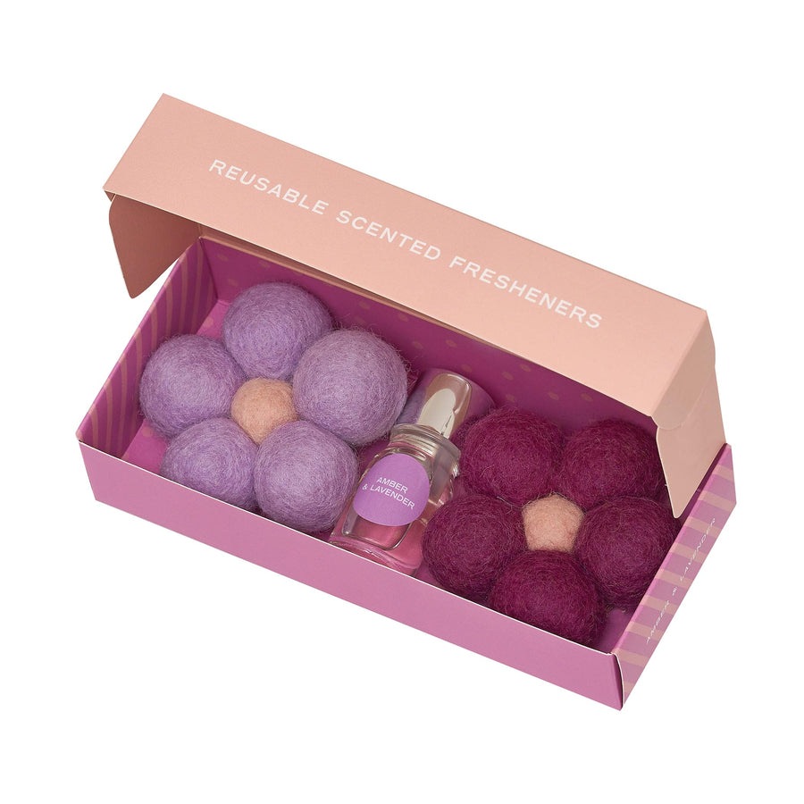 Felt Fresheners | Amber & Lavender - Merino & Me