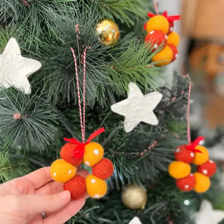 Festive Felt Fresheners | Flower and Fir Tree