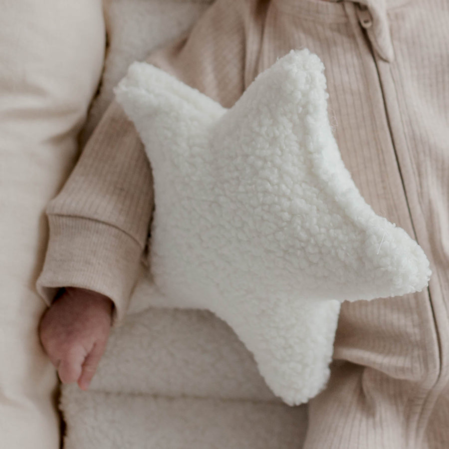 Rattan Play Gym Bundle | 100% Wool Filled | White Cloud & Stone Gingham